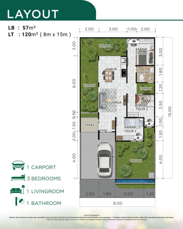 Cluster Taman Kuta Indah - Gambar 3